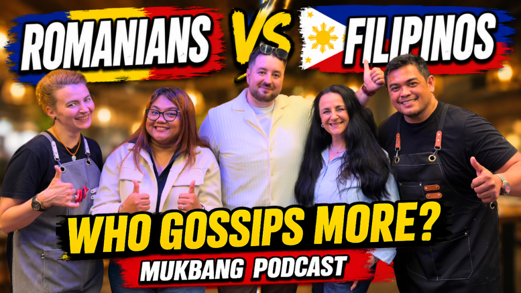 Mukbang Podcast in Filipino Restaurant